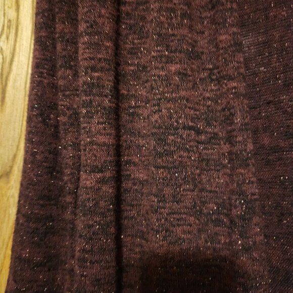Aéropostale Long Burgundy Speckled Cardigan L - Picture 2 of 4